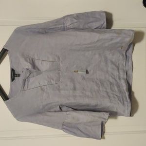 Light blue linen tunic